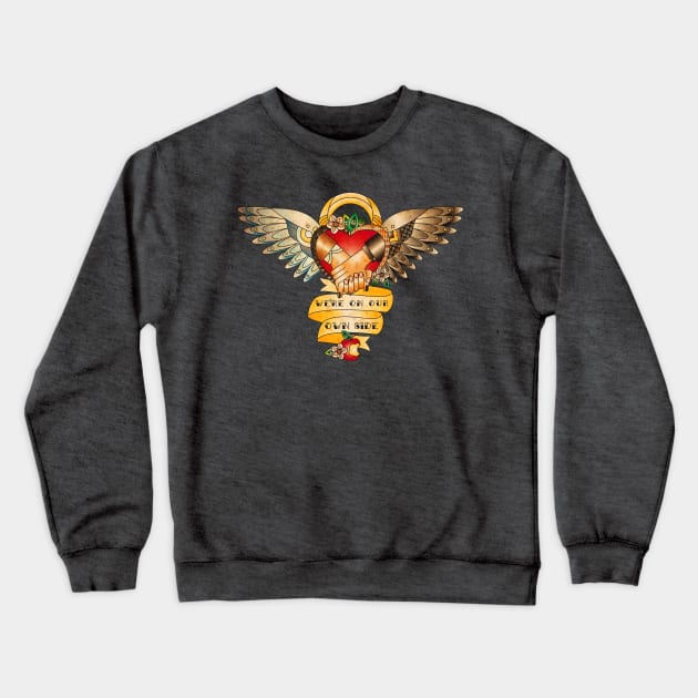 hands Crewneck Sweatshirt by GoPinups